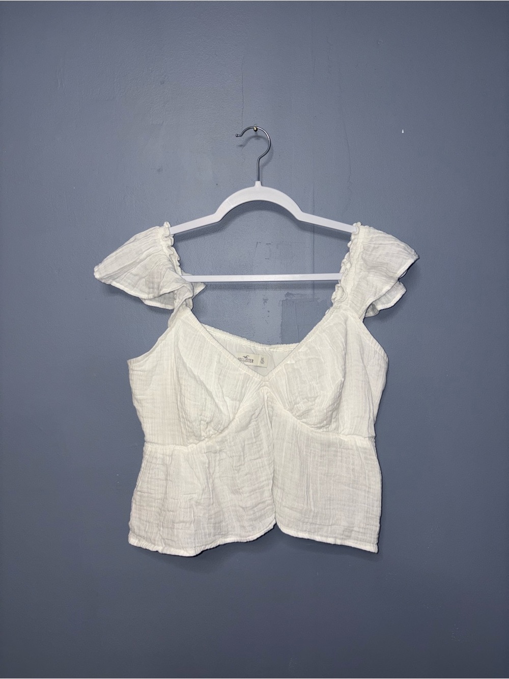 Hollister | White Tank | Size XL